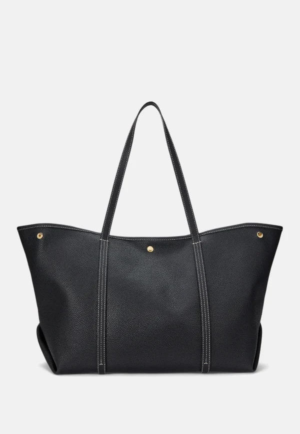 Ralph Lauren - PEBBLED LEATHER LARGE EMERIE TOTE BAG Táska - Image 4